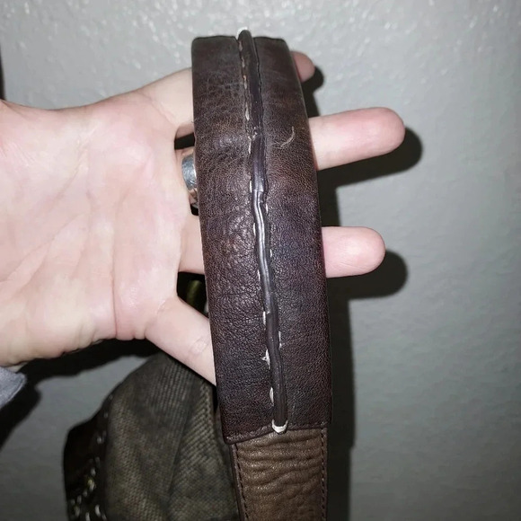 bcbgmaxazria Leather and tweed shoulder bag - Picture 8 of 16